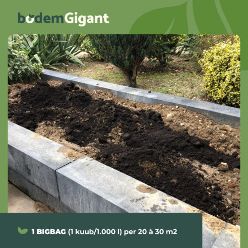 Natuurcompost BodemGigant - Hoeveel compost per m2