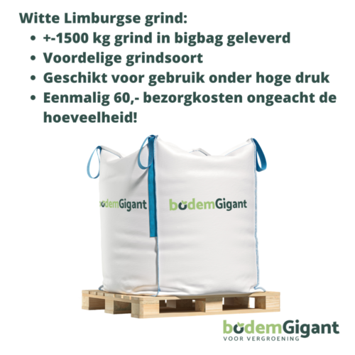 Wit Limburgs grind productinfo bodemgigant