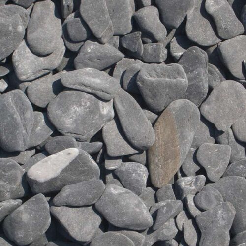 flat pebbles zwart 15/30